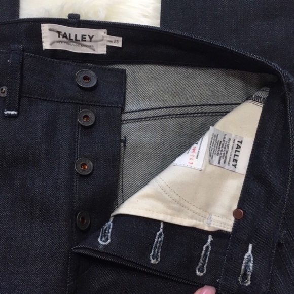 Talley NYC High Rise Slim, Ankle Jeans - Picture 6 of 8